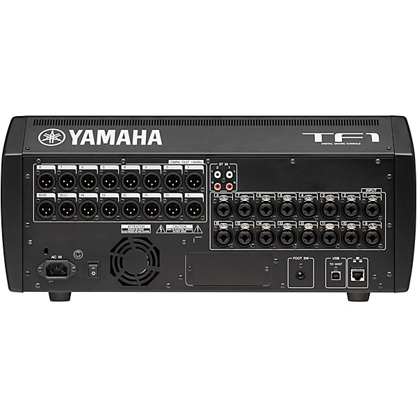 Yamaha TF1 16-Channel Digital Mixer With Tio1608-D2 Dante Stagebox and Cable