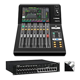 Yamaha DM3-D Ultracompact Digital Mixer With Tio1608-D2 Dante Stage Box and ProCon Shielded Cable