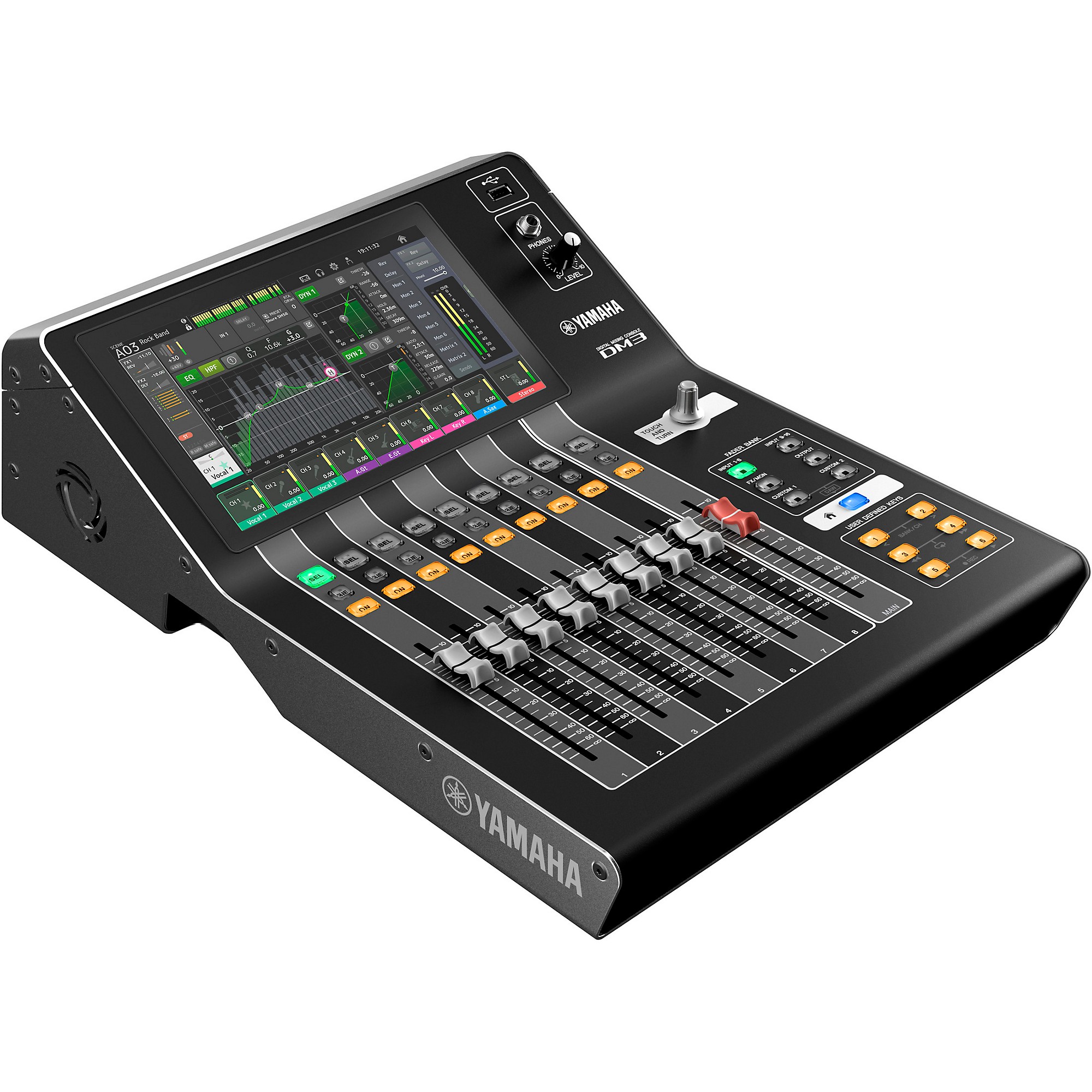 Yamaha DM3-D Ultracompact Digital Mixer With Tio1608-D2
