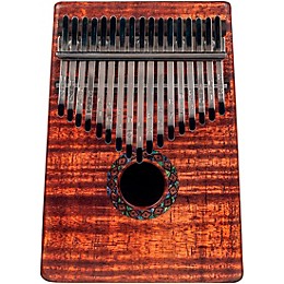 Mahalo Flame Koa Kalimba with Bag Walnut