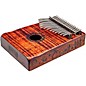 Mahalo Flame Koa Kalimba with Bag Walnut