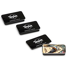 Taylor DarkTone Series 3-Pack Guitar Pick Tin Black