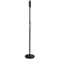 Quik-Lok Round Base Straight Mic Stand With One Handed Clutch thumbnail