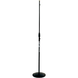 Quik-Lok Round Base Straight Mic Stand