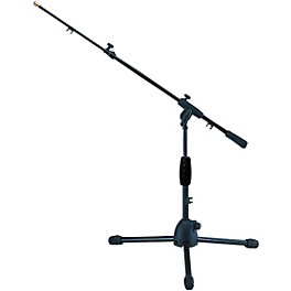 Quik-Lok Short Tripod Mic Stand With Telescopic Boom