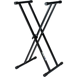 Quik-Lok Double Braced Keyboard Stand