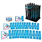 Nuvo WindStars 1 24-Piece Set - Dood & Tood (12 Each) Black/Blue With Instruction Books, Display Stand, and Spare Parts thumbnail