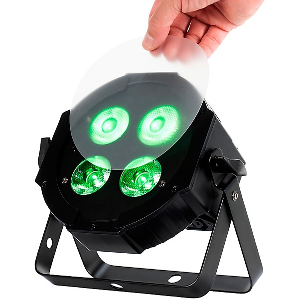 Eliminator Lighting Mega Flat Hex L PAK4 4 LED PAR PAK with DMX
