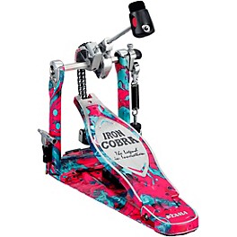 TAMA Limited-Edition 50th Anniversary Iron Cobra Power Glide Coral Swirl Single Pedal