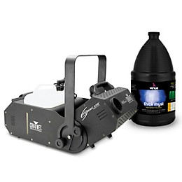 CHAUVET DJ Hurricane 1800 Flex Fog Machine With 1 Gallon Venue Thick Myst
