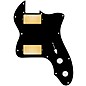 920d Custom 72 Thinline Tele Loaded Pickguard With Gold Smoothie Humbuckers and White Knobs Black thumbnail