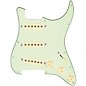 920d Custom Generation Loaded Pickguard For Strat With Aged White Pickups and Knobs and S5W Wiring Harness Mint Green thumbnail