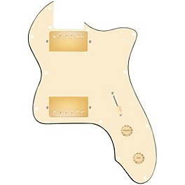 920d Custom 72... 920d Custom 72 Thinline Tele Loaded Pickguard With Gold Smoothie Humbuckers and Aged White Knobs Aged White