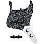 920D Custom Jazz Bass Loaded Pickguard With Drive (Hot) Pickups and JB-CON-CH-BK Control Plate Black Pearl thumbnail