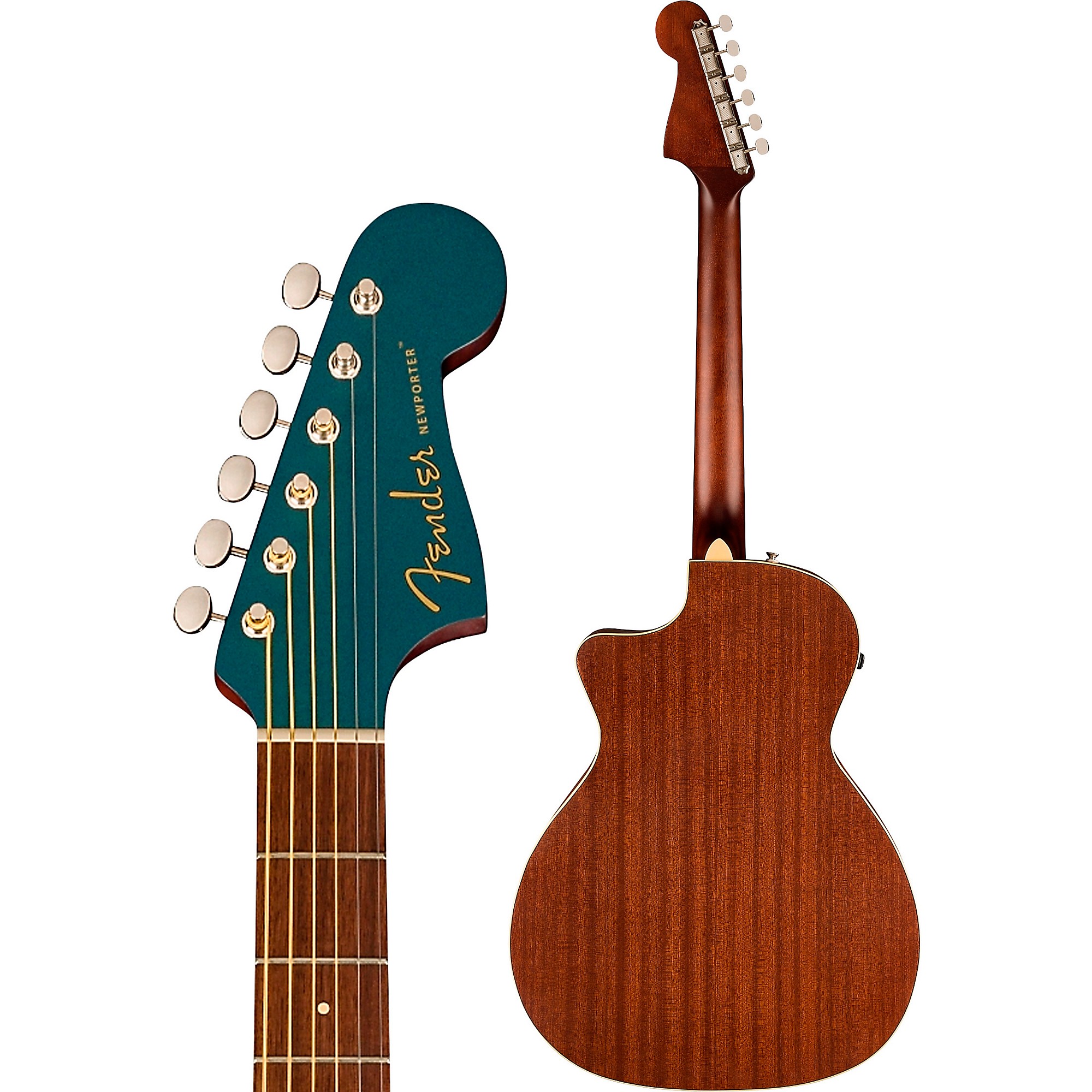 FENDER Newporter Player Acoustic Guitar Electric Neck