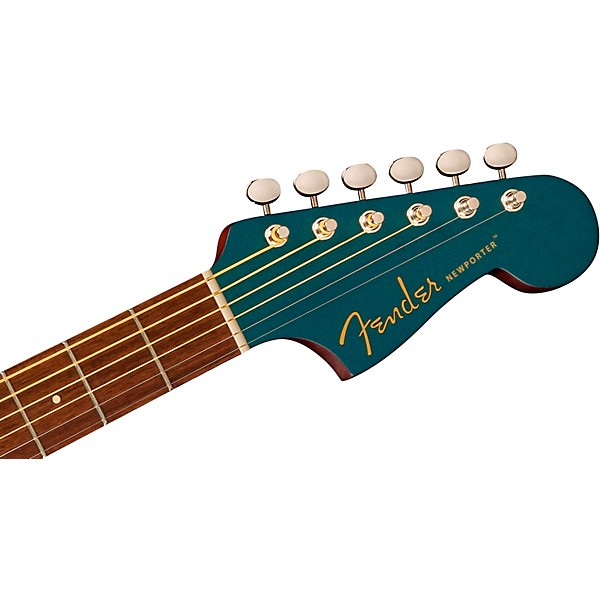 Fender Newporter Player Limited-Edition Acoustic-Electric Guitar Ocean Teal