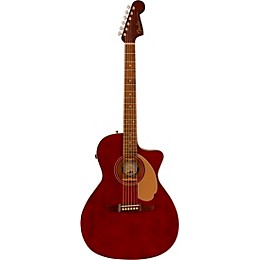 Fender Newporter Player Limited-Edition Acoustic-Electric Guitar Midnight Wine