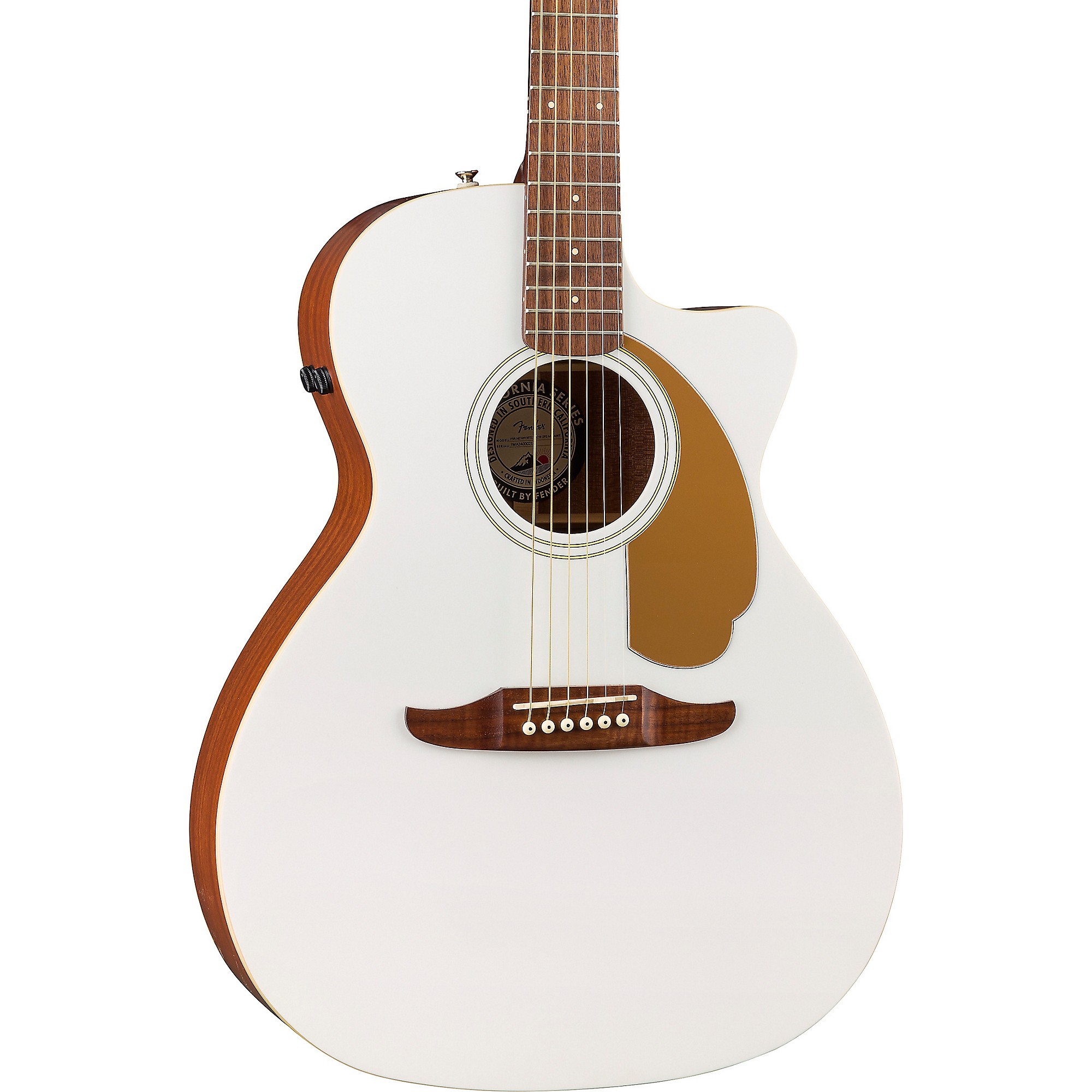 Fender Newporter Player Limited Acoustic-Electric - White