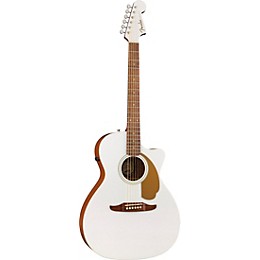 Fender Newporter Player Limited-Edition Acoustic-Electric Guitar Arctic White