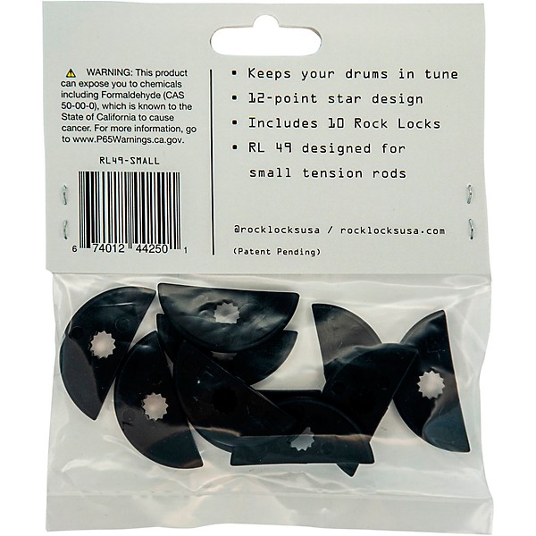 ROCK LOCKS 10-Pack Small Tension Rod Locks