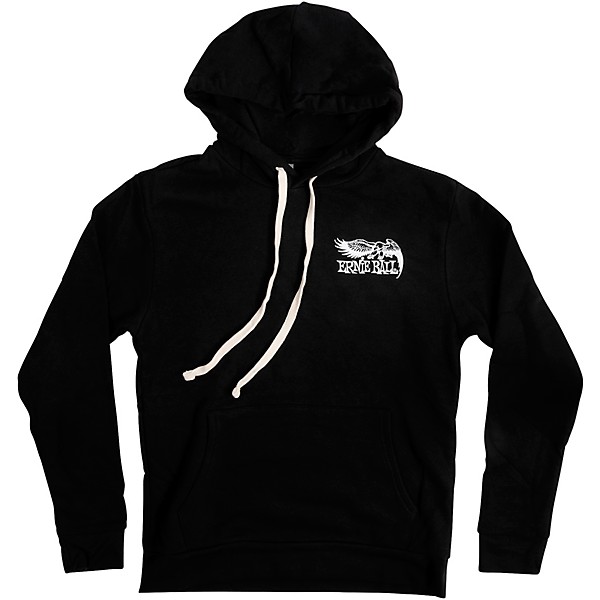 Ernie Ball Eagle Fleece Hoodie - X Large Black