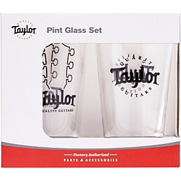 Taylor Logo 2-Pack Pint Glasses