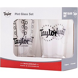Taylor Logo 2-Pack Pint Glasses
