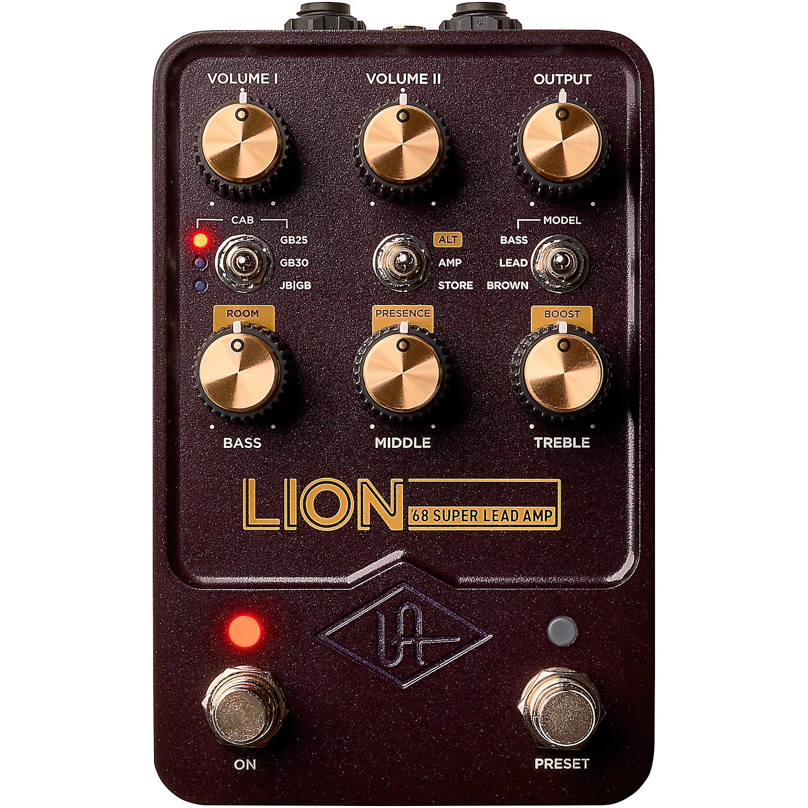 Universal Audio UAFX Lion '68 Super Lead Amp Effects Pedal 