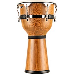 MEINL Floatune Zebra Print Ash Wood Djembe 12 in.