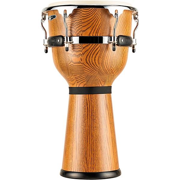 MEINL Floatune Zebra Print Ash Wood Djembe 12 in.