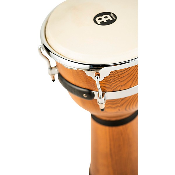 MEINL Floatune Zebra Print Ash Wood Djembe 12 in.