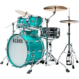 TAMA 50th Limited Superstar Reissue 4-Piece Shell Pack With 22" Bass Drum Aqua Marine