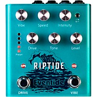 Eventide Riptide Overdrive & Uni-Vibe Combo Effects Pedal Turquoise