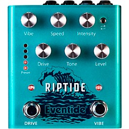 Eventide Riptide Overdrive & Uni-Vibe Combo Effects Pedal Turquoise