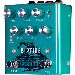 Eventide Riptide Overdrive & Uni-Vibe Combo Effects Pedal Turquoise
