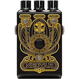 Beetronics FX Nectar Tone Sweetener Babee Series Overdrive & Fuzz Effects Pedal Black Anodized
