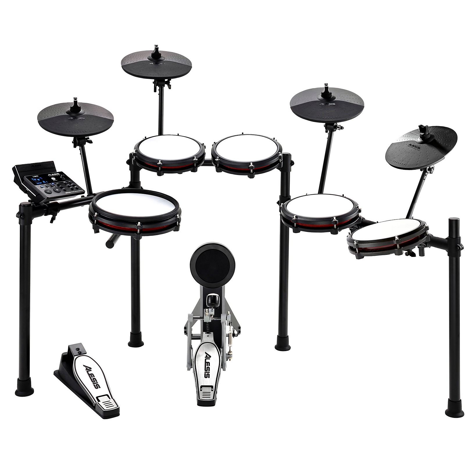 Alesis Nitro Max Expanded Electronic Drum Kit Black Guitar Center