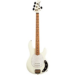 Ernie Ball Music Man Stingray Special 4 H Limited-Edition Roasted Maple Fingerboard Electric Bass Ivory White