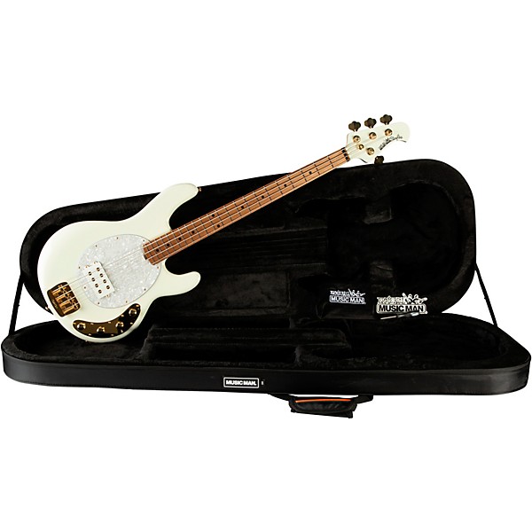 Ernie Ball Music Man Stingray Special 4 H Limited-Edition Roasted Maple Fingerboard Electric Bass Ivory White