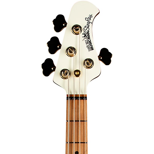 Ernie Ball Music Man Stingray Special 4 H Limited-Edition Roasted Maple Fingerboard Electric Bass Ivory White