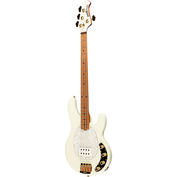 Ernie Ball Music Man Stingray Special 4 H Limited-Edition Roasted Maple Fingerboard Electric Bass Ivory White