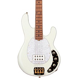 Ernie Ball Music Man Stingray Special 4 H Limited-Edition Roasted Maple Fingerboard Electric Bass Ivory White