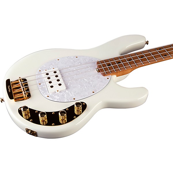 Ernie Ball Music Man Stingray Special 4 H Limited-Edition Roasted Maple Fingerboard Electric Bass Ivory White