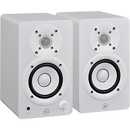 Yamaha HS3 3.5" Powered Studio Monitors (Pair), White