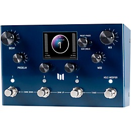 Meris MercuryX Modular Reverb System Effects Pedal Deep Blue