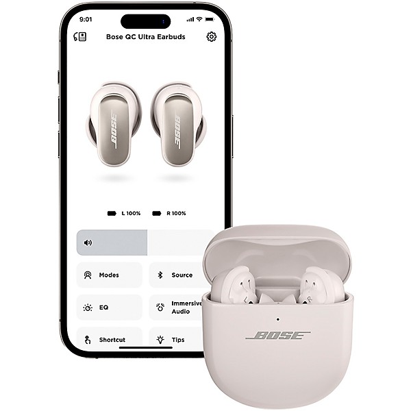 Bose QuietComfort Ultra Wireless White Noise Cancelling Earbuds
