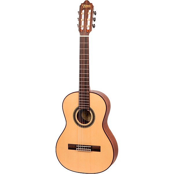 Valencia VC703 700 Series 3/4 Size Nylon-String Classical Acoustic Guitar Natural