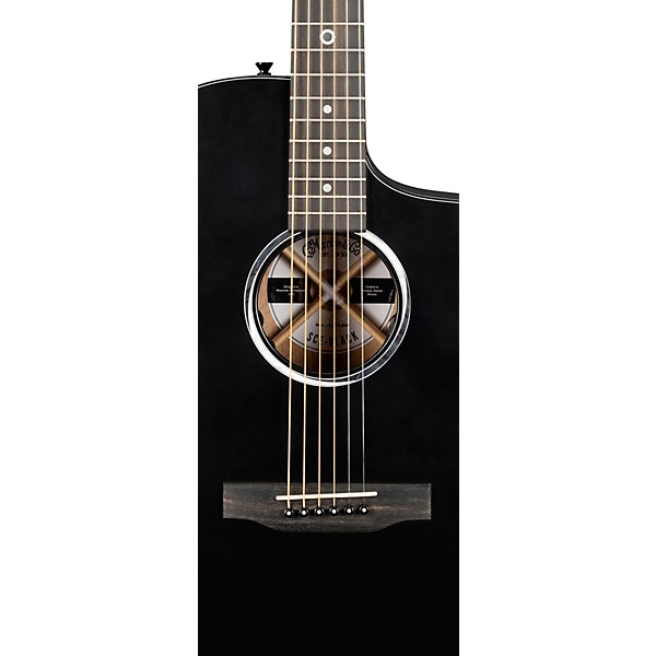 Martin SCE Custom Road Series Koa Acoustic-Electric Guitar Black