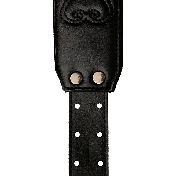 PRS Custom Faux Leather Birds Padded Guitar Strap Black 2.4 in.