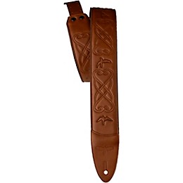 PRS Custom Faux Leather Birds Padded Guitar Strap Tan 2.4 in.